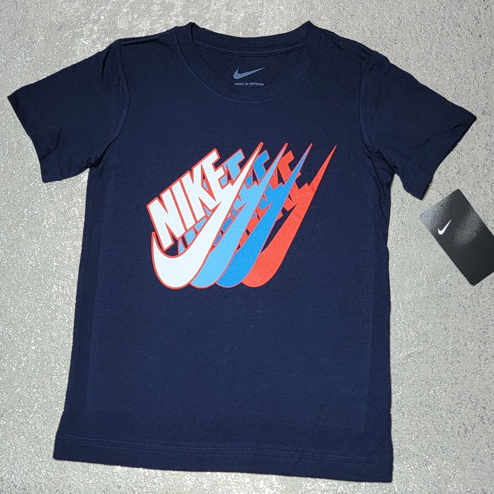 NWT NIKE Boys Shirt Indigo Force Size 7